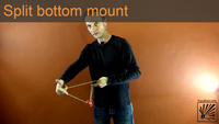 Split bottom mount